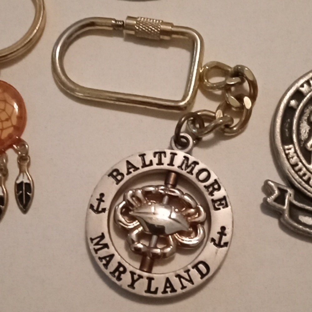 #697.  7 Piece Assorted Keychain Bundle - Picture 3 of 8